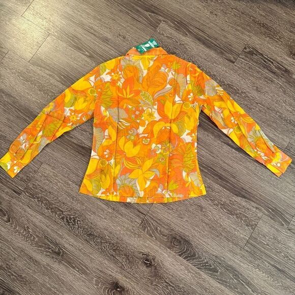 Diolen Cotton Vintage Deadstock Button Up - Picture 10 of 10